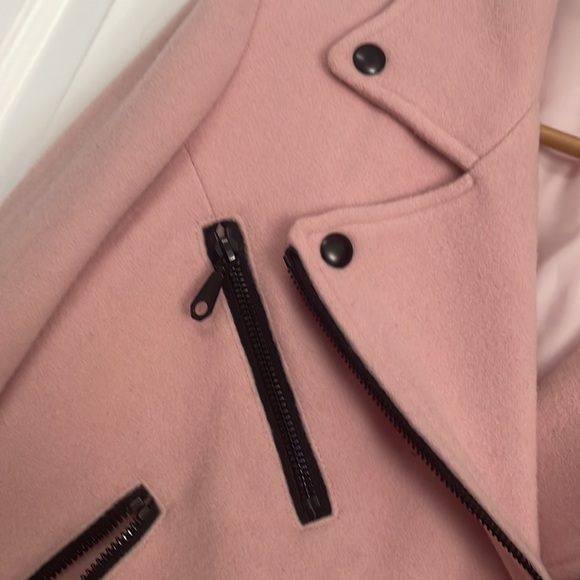 Rebecca Minkoff Virgin Wool Biker Jacket - Picture 3 of 11